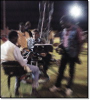 Tournage de nuit - Film «Ouaga Saga» (Dani Kouyaté - 2004)